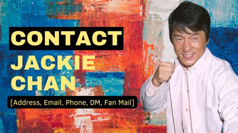 how to contact jackie chan